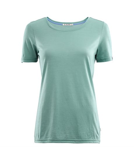 Aclima LightWool T-shirt, Dame Oil Blue (#97BCB7) Dame XS