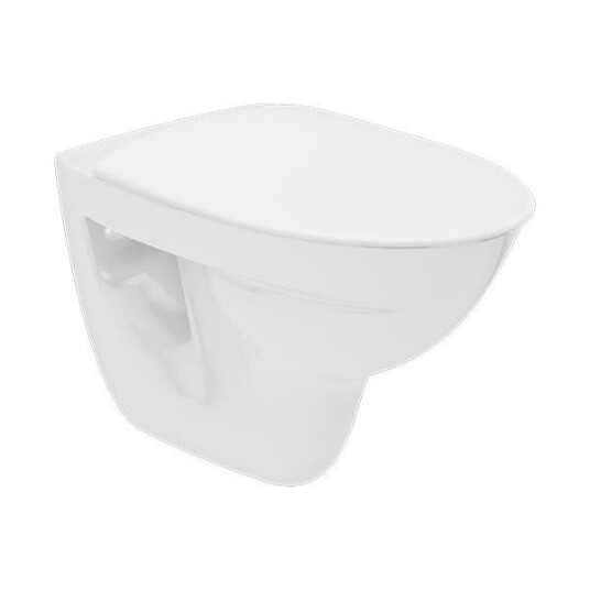 Ifö Spira Rimfree 627508809 WC-skål vegghengt, med mykt sete