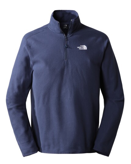 The North Face 100 Glacier 1/4 Zip M Summit Navy (Storlek XL)