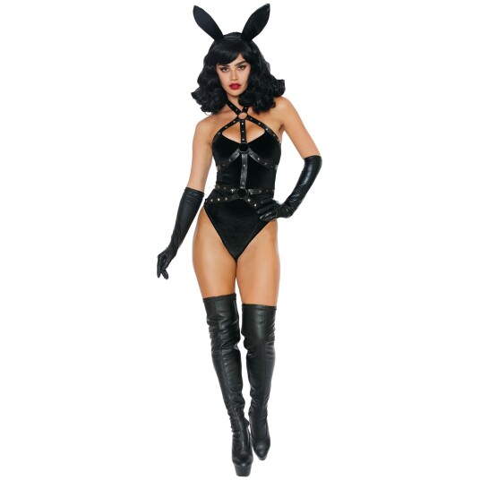 Dreamgirl Bad Girl Bunny Kostyme - Black - S