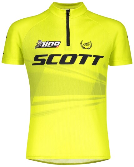 Scott RC Pro S/SL Shirt JR Black/Sulphur Yellow (Storlek 152)