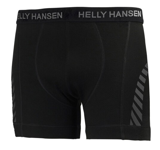 Helly Hansen Herre HH Lifa Merino Ikke-kløende Flatlock Boxer Svart S SvartS