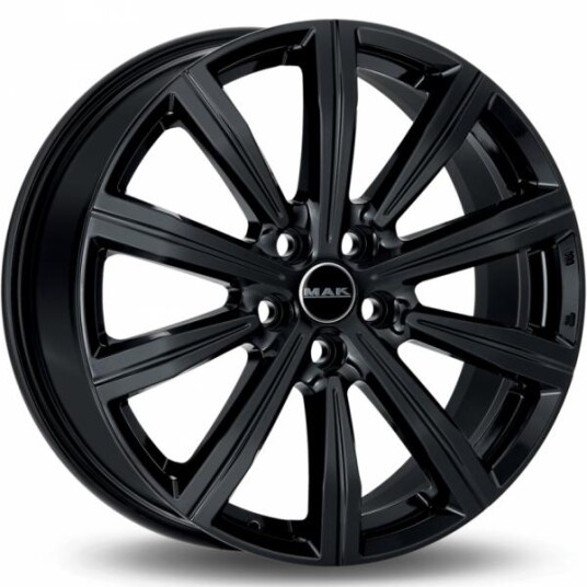 Mak Birmingham Gloss Black 8.5x20 5x108 ET45 B63.4