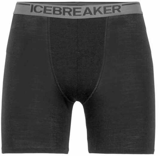 Icebreaker Anatomica Long Boxers Herre Ib/Black L