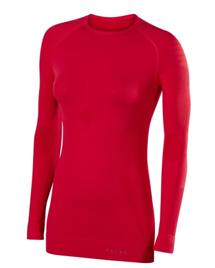 Falke Maximum Warm L/S Tee W Scarlet (Storlek M)