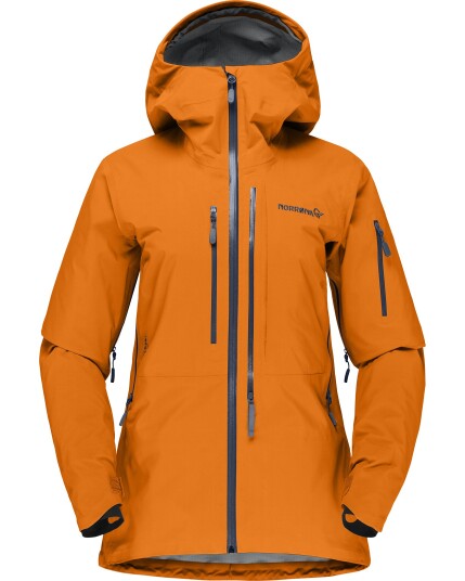 Norrøna Lofoten Gore-Tex Pro Jacket W Orange Popsicle (Storlek M)