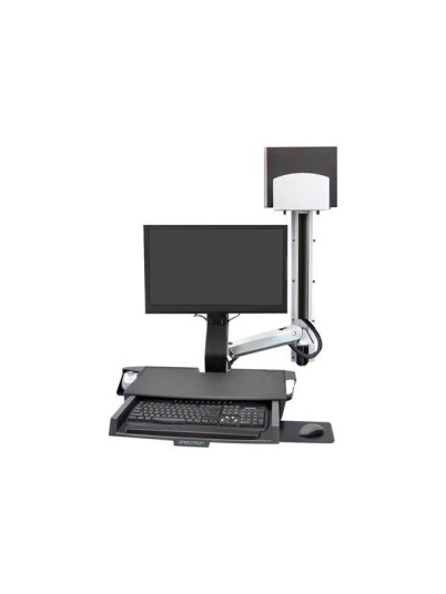 Ergotron SV Combo System with Worksurface & Pan Medium CPU Holder - mounting kit (Lift and Pivot)