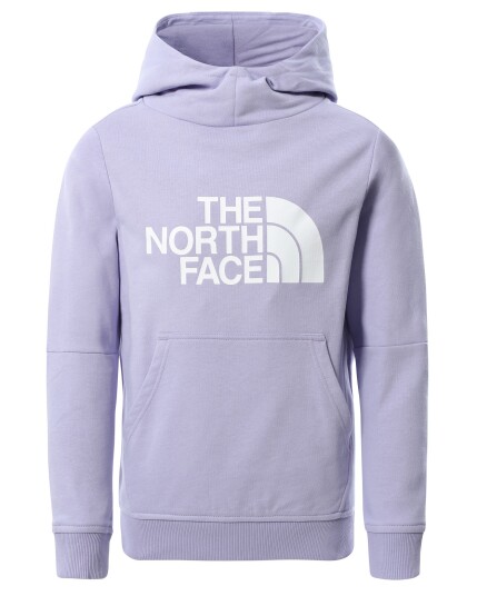 The North Face Drew Peak P/O Hoodie 2.0 Girl JR Sweet Lavender (Storlek XL)