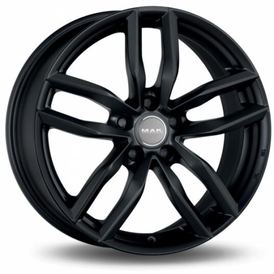 Mak Sarthe Matt Black 7x17 5x112 ET48 B57.1