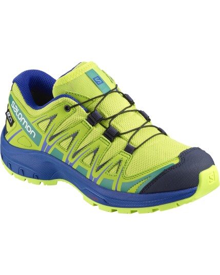 Salomon XA Pro 3D CSWP JR Acid Lime/Surf The Web/Tropical Green (Storlek 35)