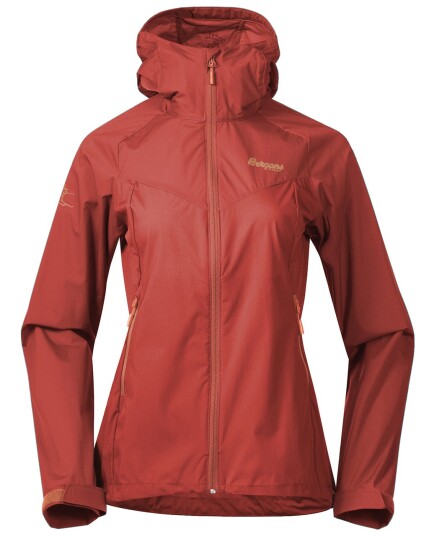 Bergans Microlight Jacket W Brick/Cantaloupe (Storlek L)