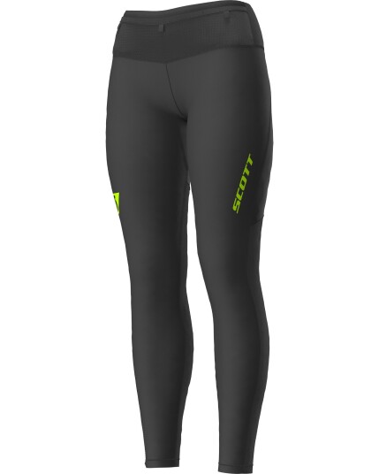 Scott RC Run Full Tights W Black/Yellow (Storlek M)