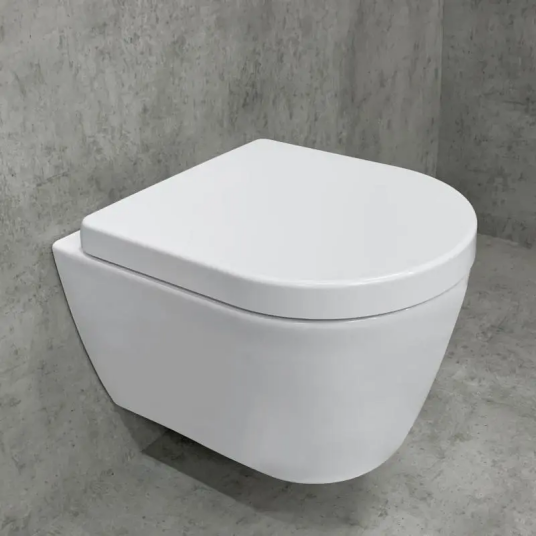 Duravit ME By Starck Compact toalett 370x480 mm. Hvit Matt, HygieneGlaze