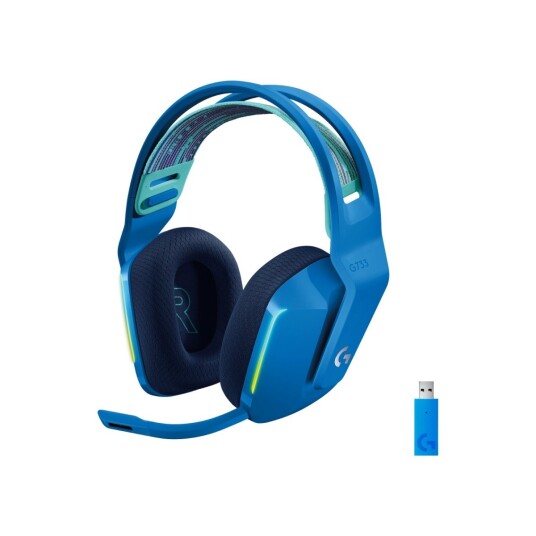 Logitech G733 Lightspeed Headset Blå