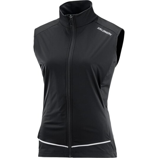 Salomon Women's Light Shell Vest M, Deep Black