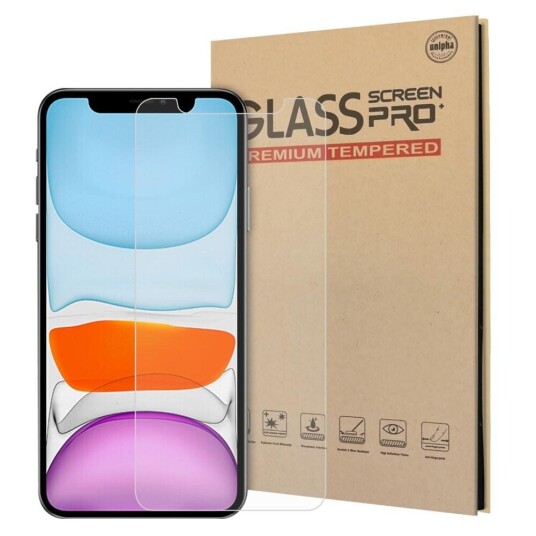 INCOVER iPhone 12 / 12 Pro Arc Edge Herdet Glass - Case Friendly - Skjermbeskytter - Gjennomsiktig