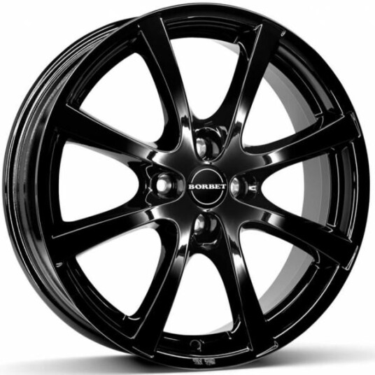 Borbet Lv4 Black Glossy 7x16 4x108 ET25 B65.1