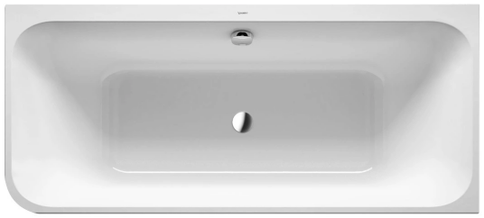 Duravit Happy D.2 Plus Badekar med panel 1800x800 mm, Høyre hjørne