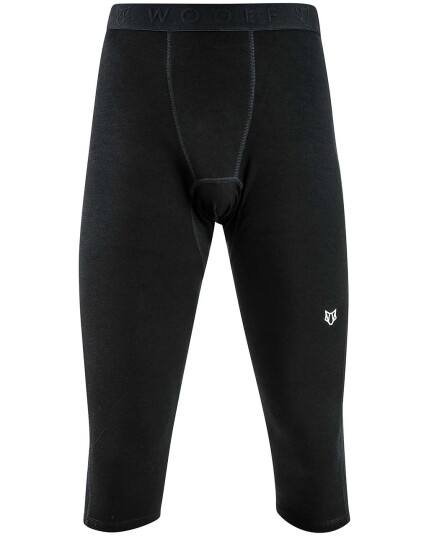 Woolf Merino Roni 3/4 Pant M Black (Storlek L)