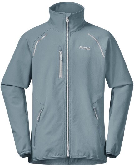 Bergans Sjoa Light Softshell Youth Jacket Smoke Blue (Storlek 164)