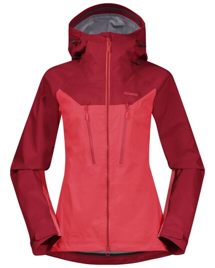 Bergans Cecilie 3L Jacket W Lt Dahliarød/Dahliarød (Storlek XS)