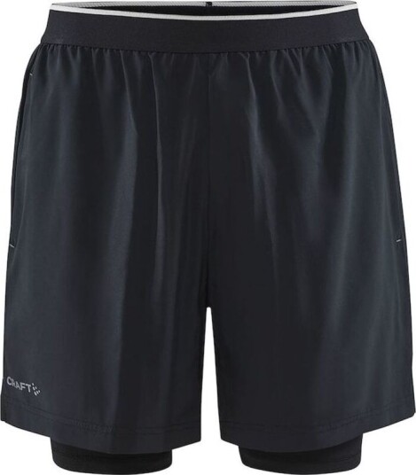 Craft Men's Adv Charge 2-In-1 Stretch Shorts S, Black