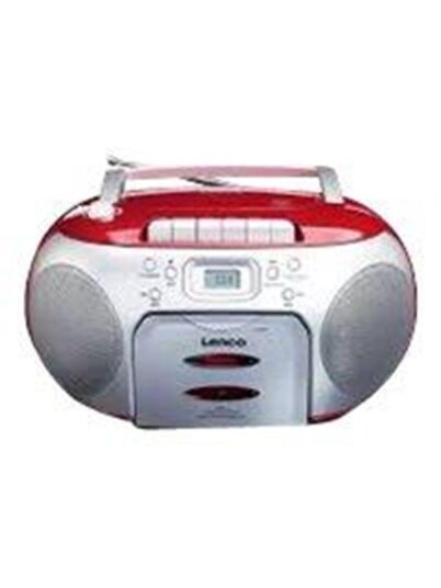 Lenco Boomboks SCD-420 - boombox - CD - FM - Stereo - Rød