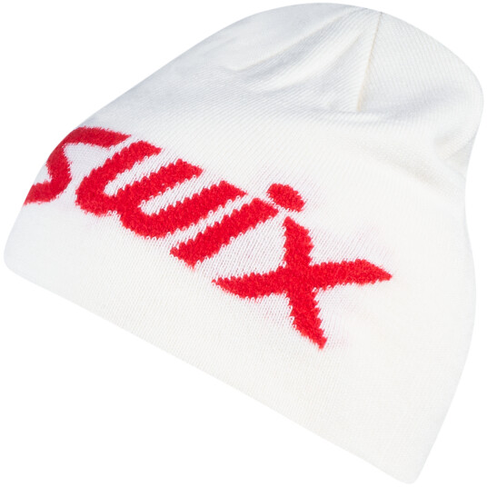 Swix Logo Beanie 22/23, lue unisex 56 Snow White