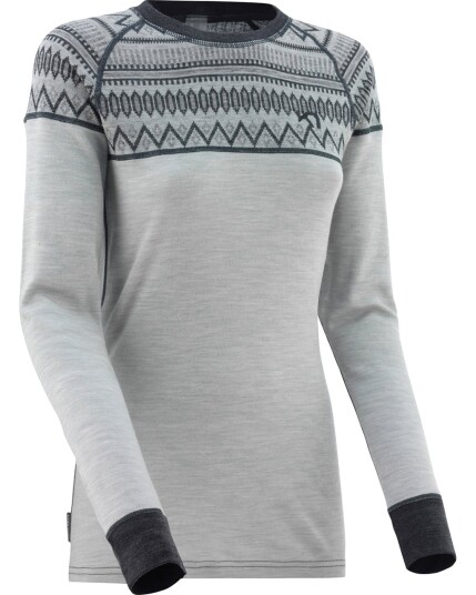 Kari Traa L?kke L/S W Grey Melange (Storlek M)