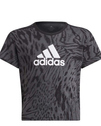 Adidas Girls FI AOP Tee JR GRESIX/Black/White (Storlek 170)