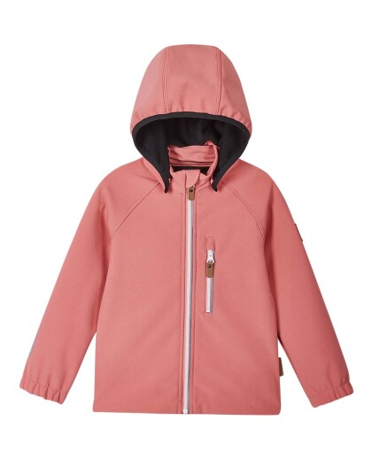 Reima Vantti Softshell Jacket JR Pink Coral (Storlek 122)