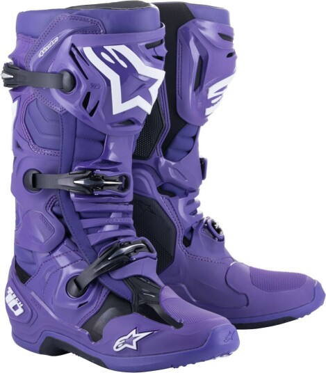 Alpinestars Tech 10 Motocross støvler 49 50 Lilla