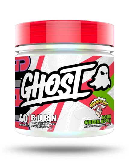 Ghost Burn 240g - Warheads Sour Green Apple