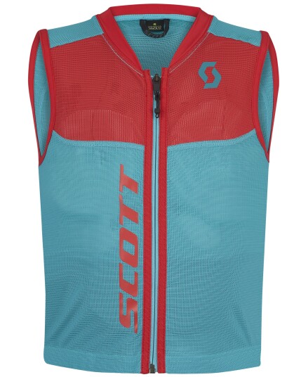 Scott Actifit Plus Vest JR Sky Blue/Hibiskus Red (Storlek XS)