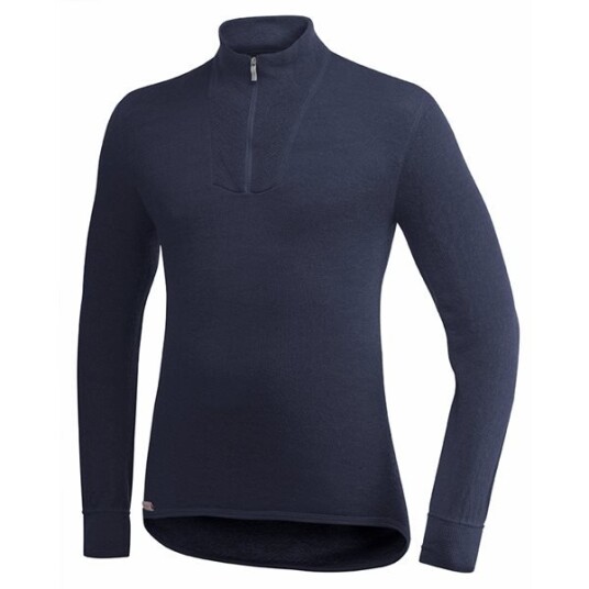 Woolpower Zip Turtleneck 400 Dark Navy S