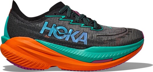 Hoka Mach X 2 Black/Electric Aqua 48 2/3