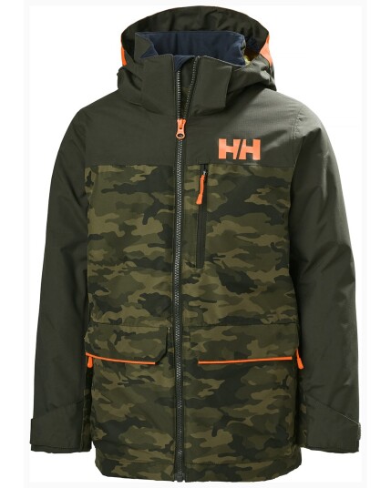 Helly Hansen Tornado Jacket JR Olive Aop (Storlek 164)