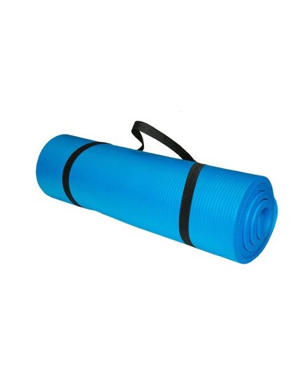 TITAN LIFE Yoga Mat Blue 180x60x1,5cm