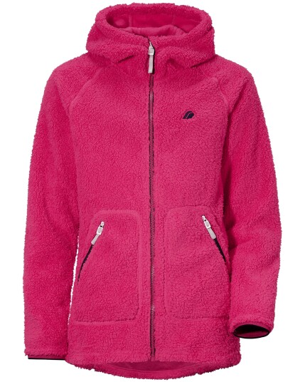 Didriksons Bleia Pile Hoodie JR Warm Cerise (Storlek 160)