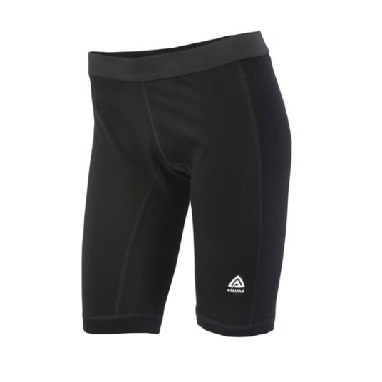 Aclima WarmWool Long Shorts W/Windstop Woman XS, Jet Black