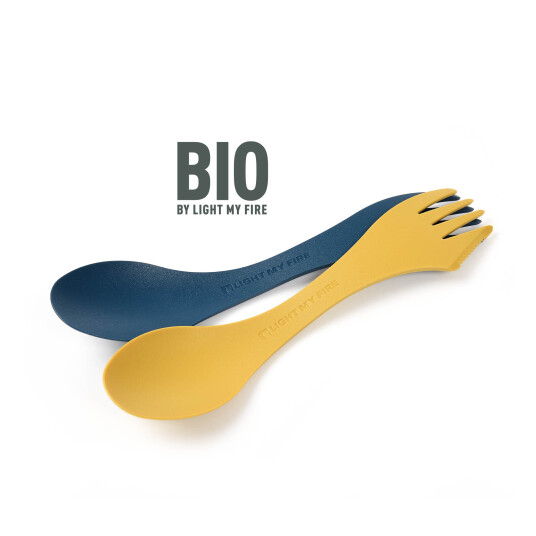 Light My Fire Spork Original Bio 2-pack  Musty Yellow/hazy Blue OneSize