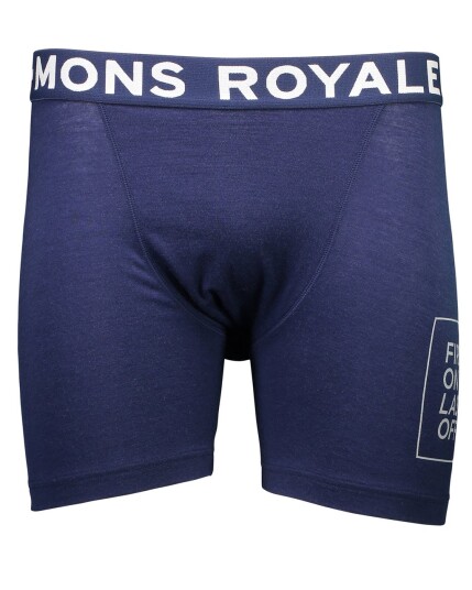 Mons Royale Hold 'em Boxer FOLO M Navy ( Storlek L )