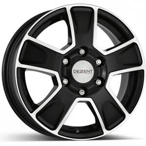 Dezent Van Black Polished 6.5x16 5x114.3 ET50 B66.1