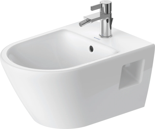 Duravit D-Neo Vegghengt bidet 370x540 mm, Hvit