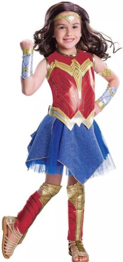 Rubies Wonder Woman Kostyme Barn, 3-4 år