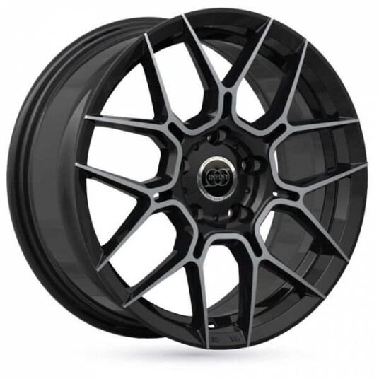 Infiny Traxx Bright Black Machined Face 8x18 5x114.3 ET40 B73.1