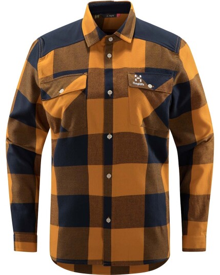 Haglöfs Timmer Shirt W Desert Yellow/Tarn blue (Storlek M)