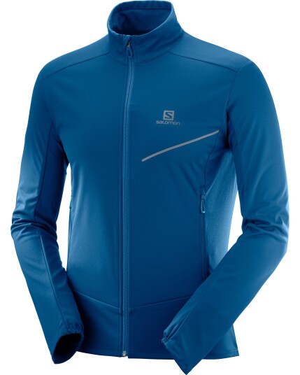 Salomon RS Warm Softshell Jacket M Poseidon (Storlek M)