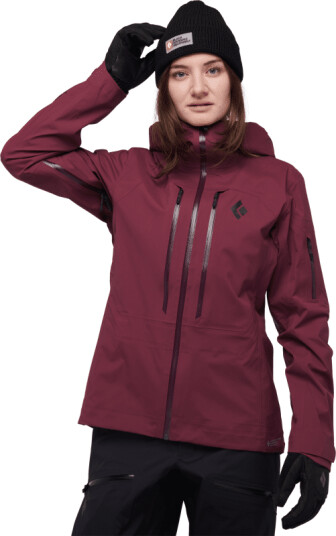 Black Diamond Women's Recon Lt Shell Jacket S, Blackberry