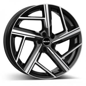 MAK Qvattro Black polished 9.5x21 5x112 ET36 B66.5